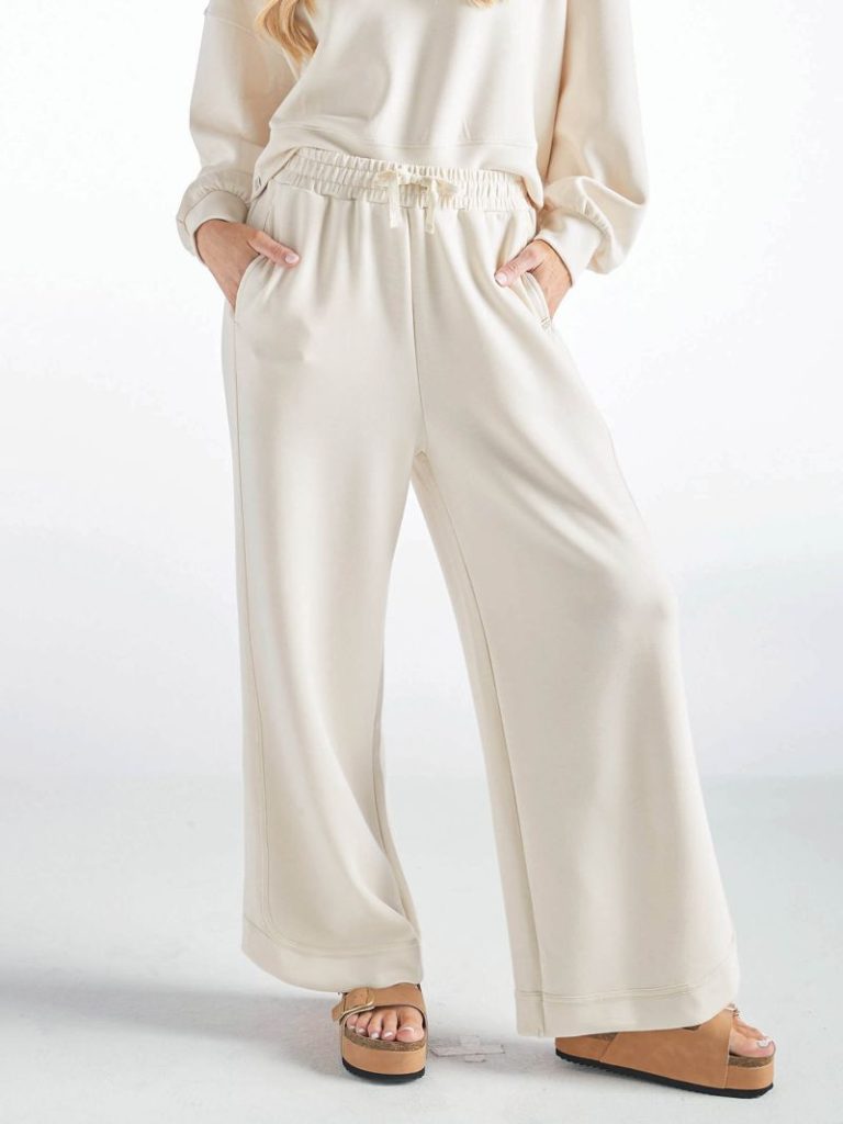 Lounge Around Pants Cream