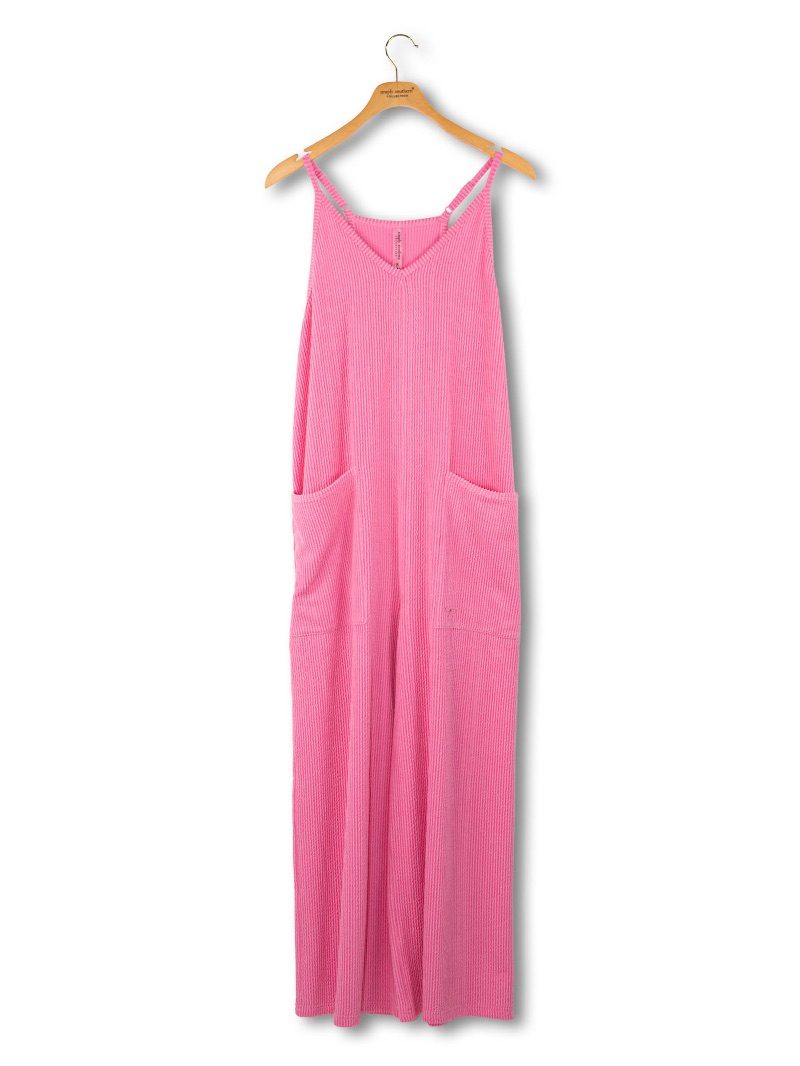 Poppy Pink Jumpsuit