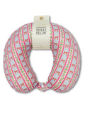 Pink Bows Memory Foam Travel Pillow