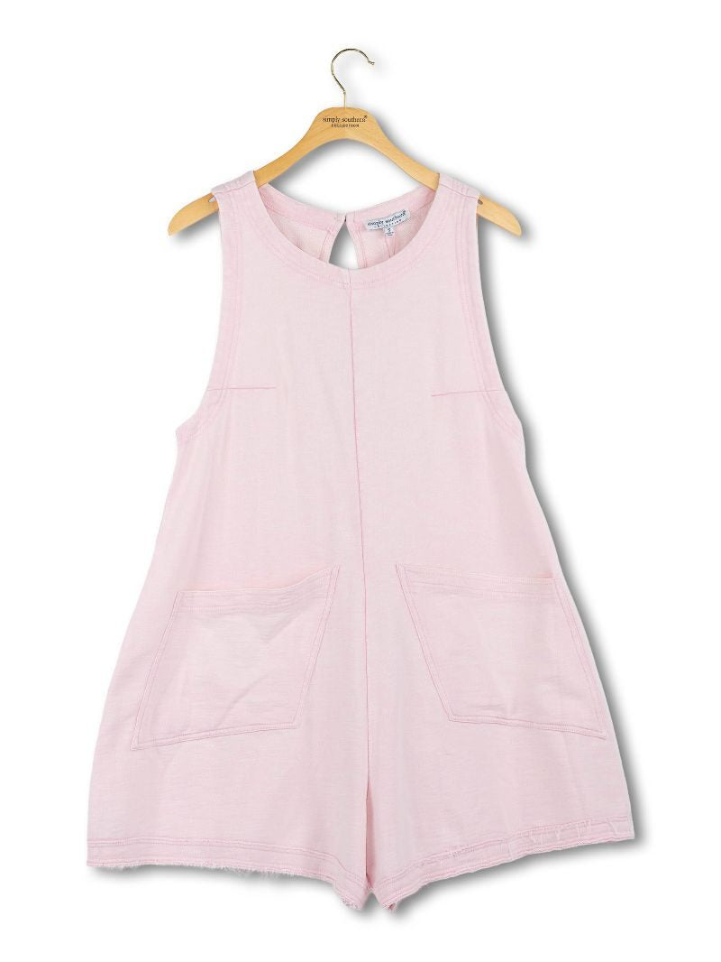 Peony Pink Romper