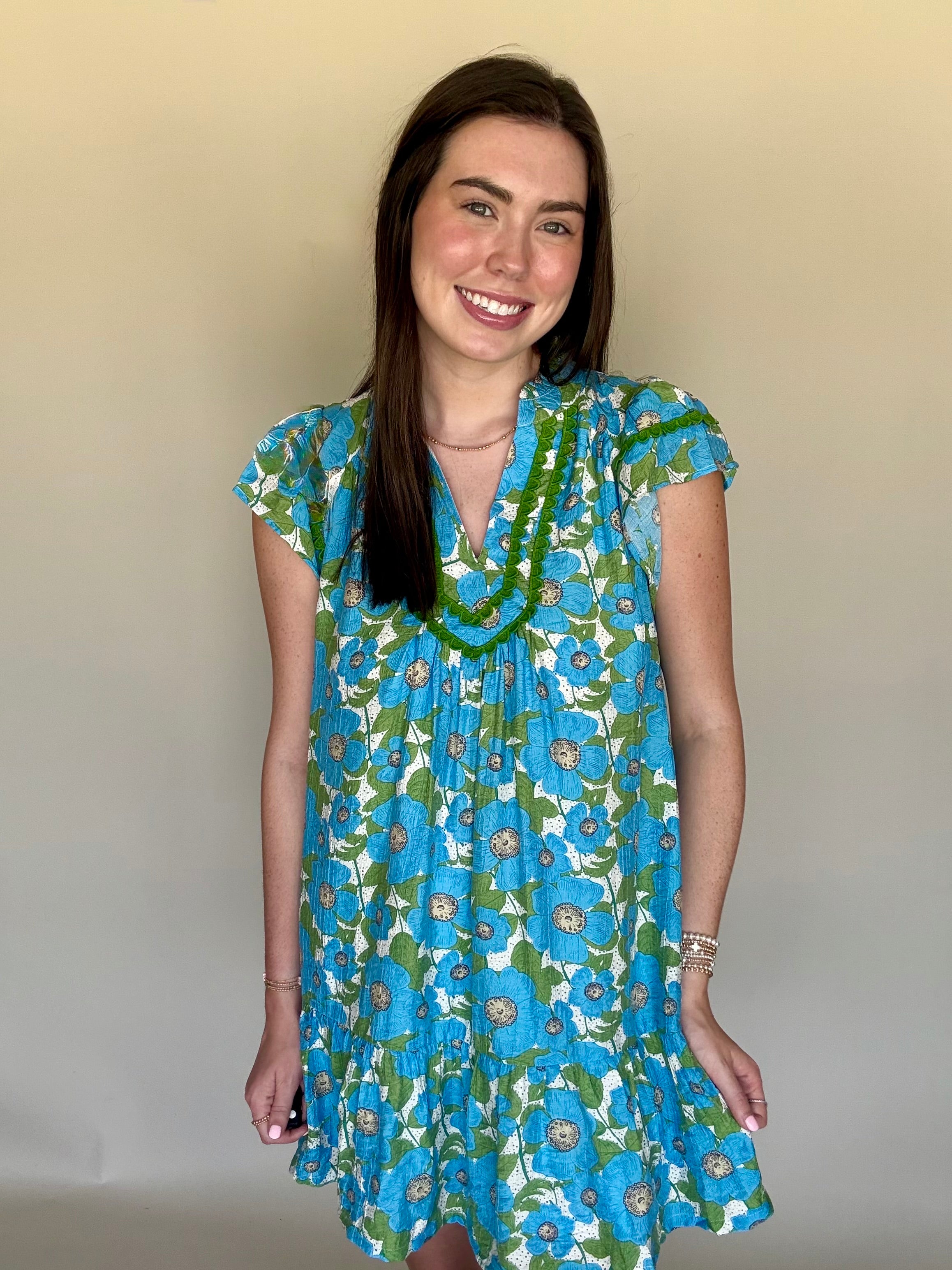 Blush Garden Mini Dress