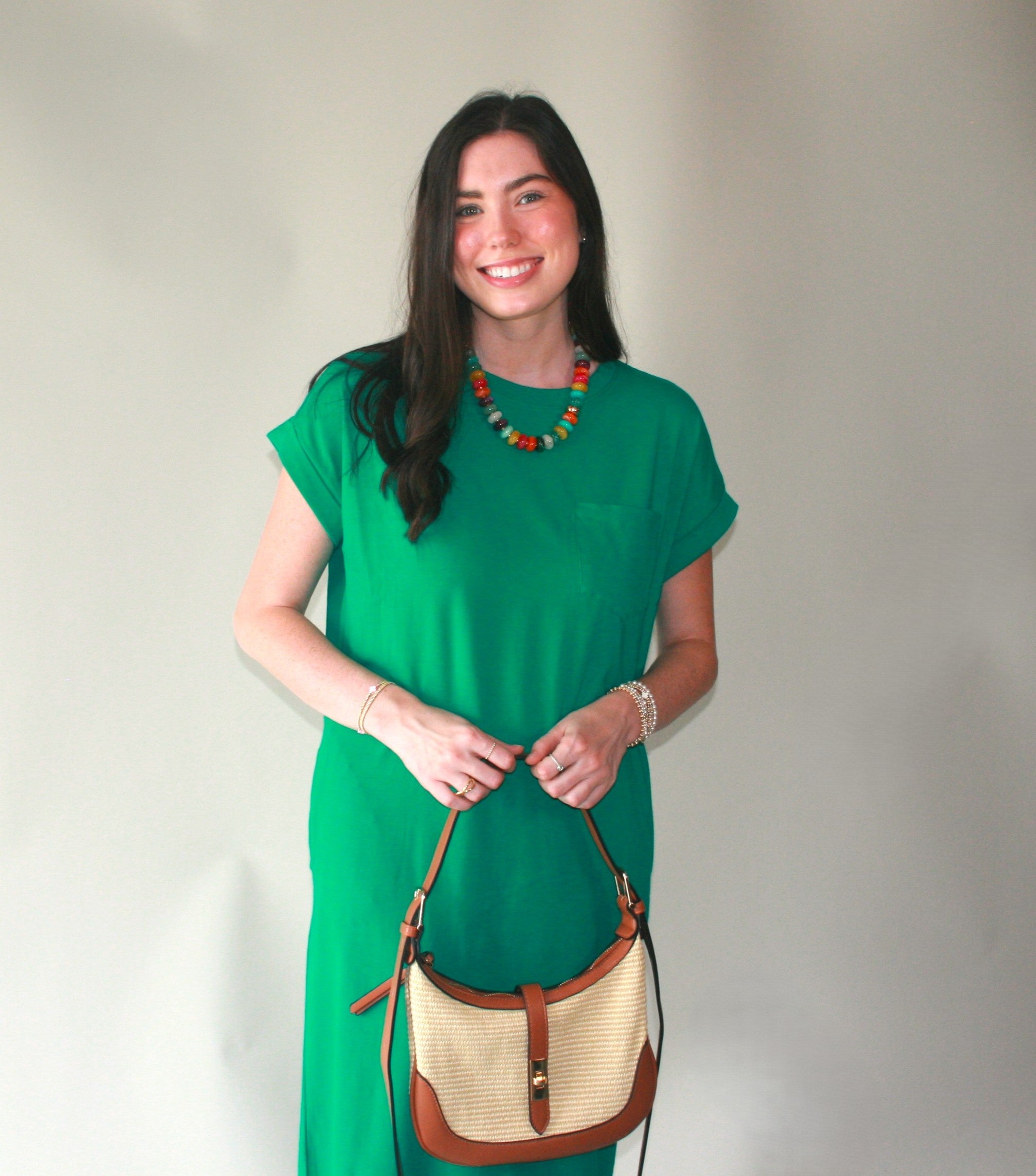 The Emerald T-Shirt Dress