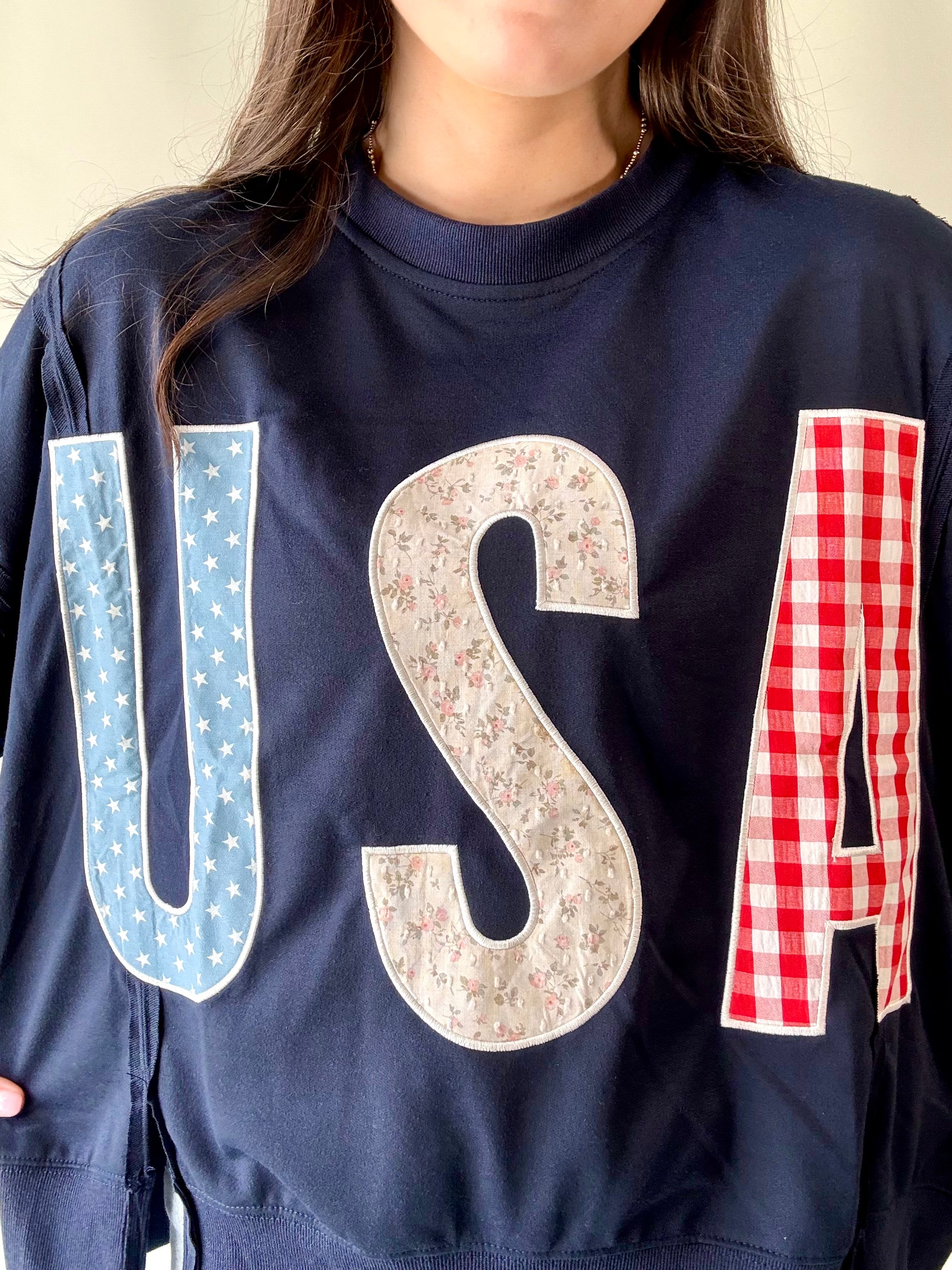 All American Patchwork Top
