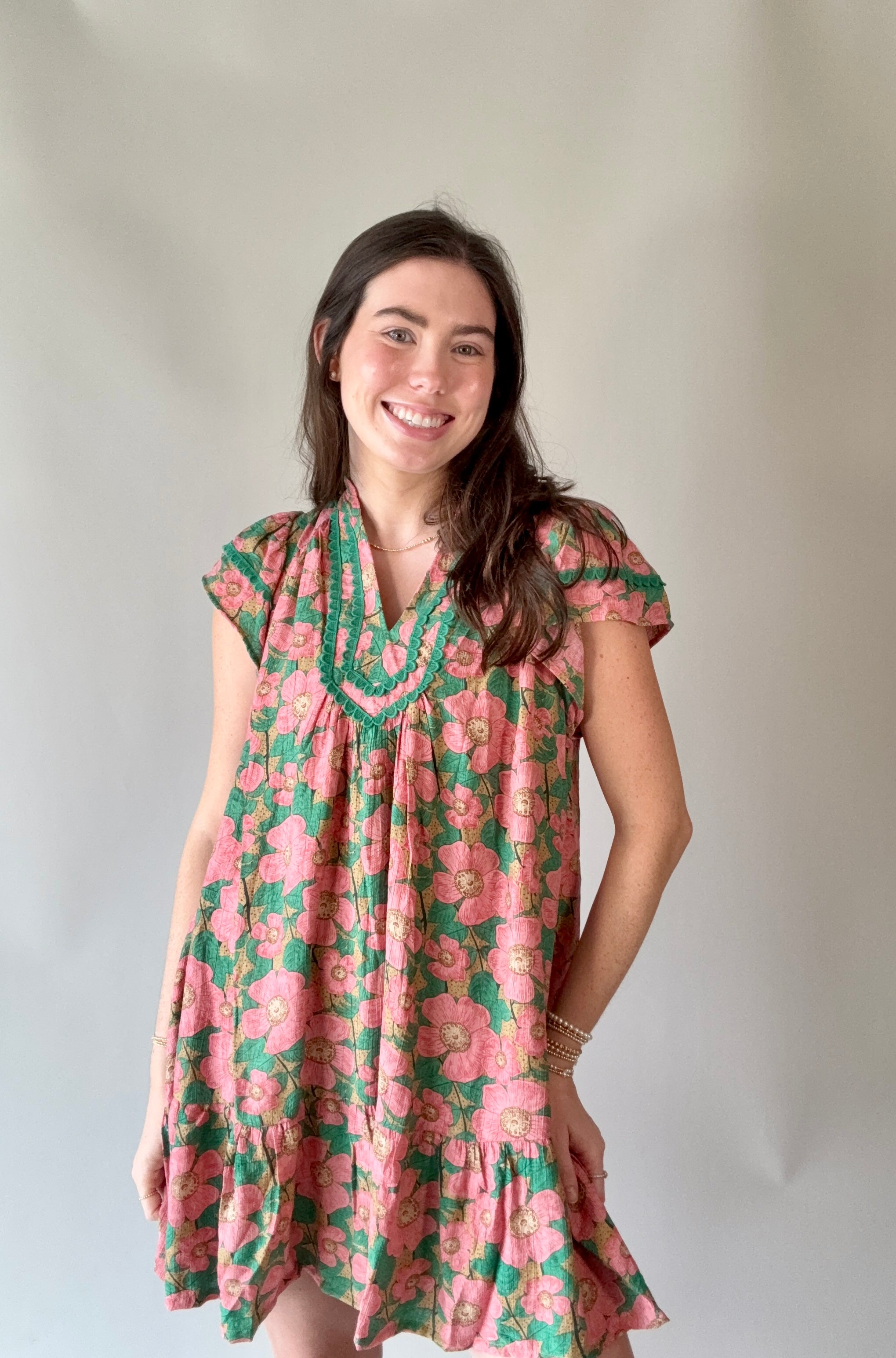 Blush Garden Mini Dress