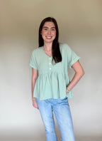 The Sweet Breeze Babydoll Top