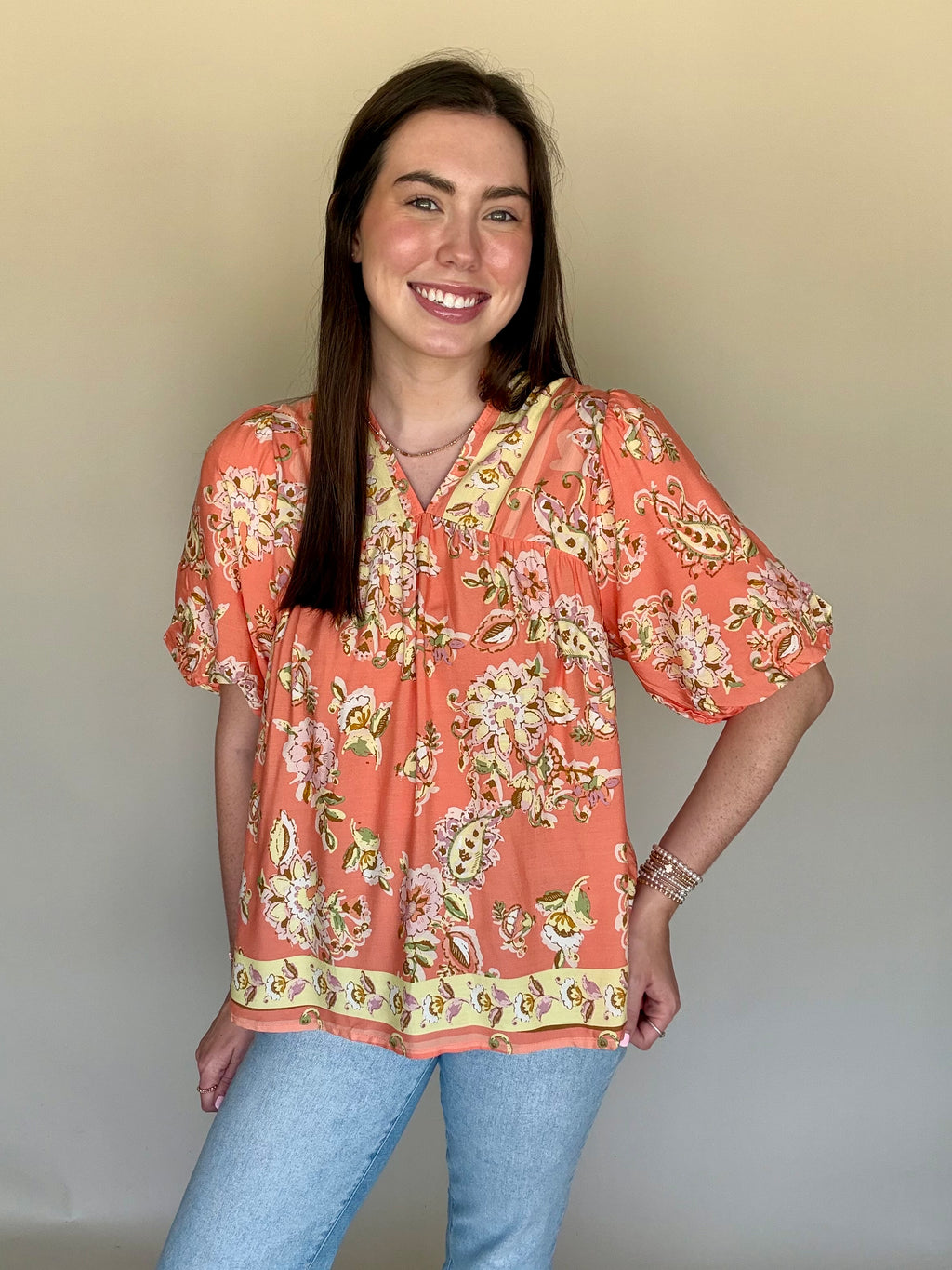 Peach Blossom Top