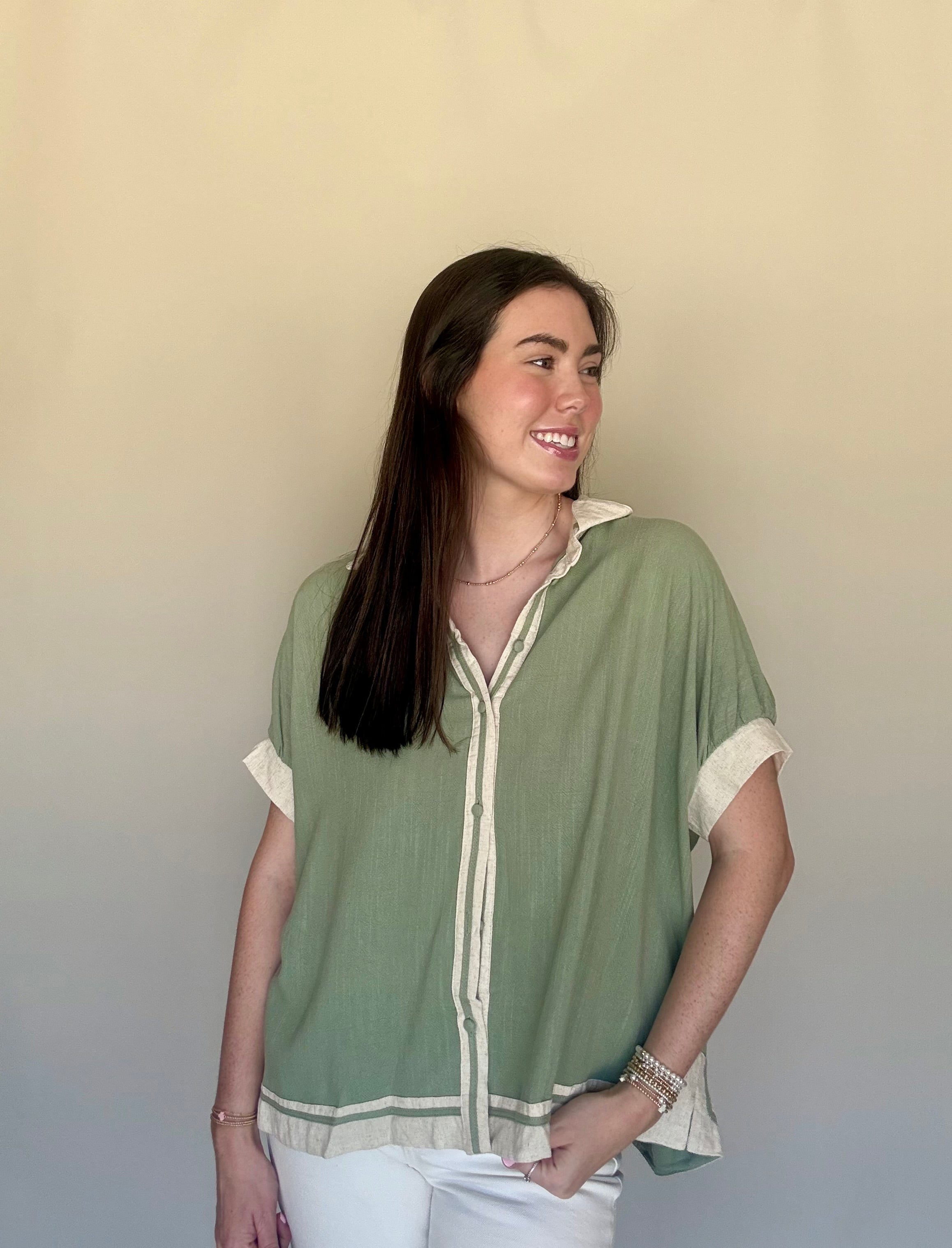 Sage and Sand Top