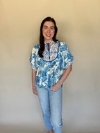 Blue Willow Top