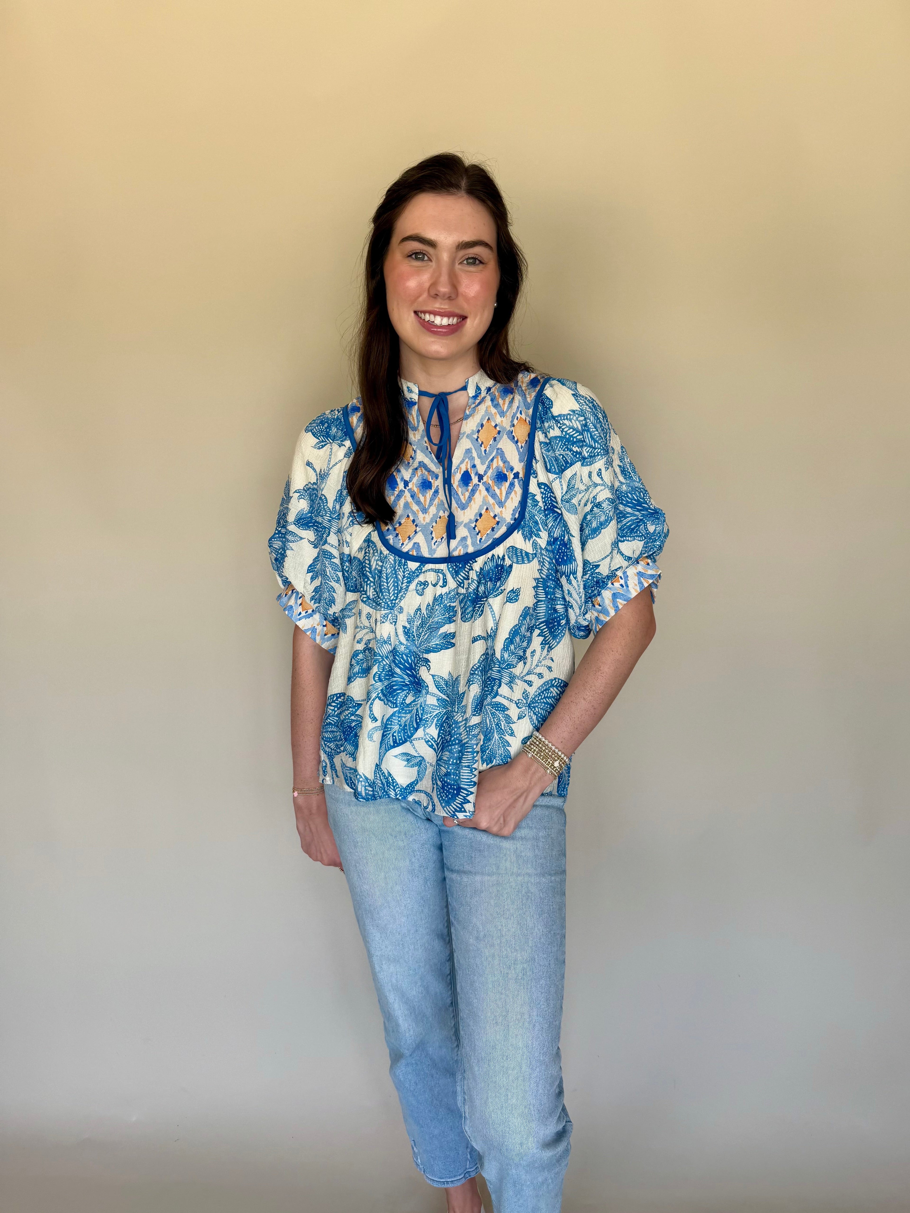 Blue Willow Top