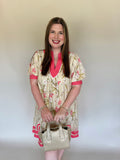 Coral Blossom Dress