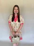 Coral Blossom Dress
