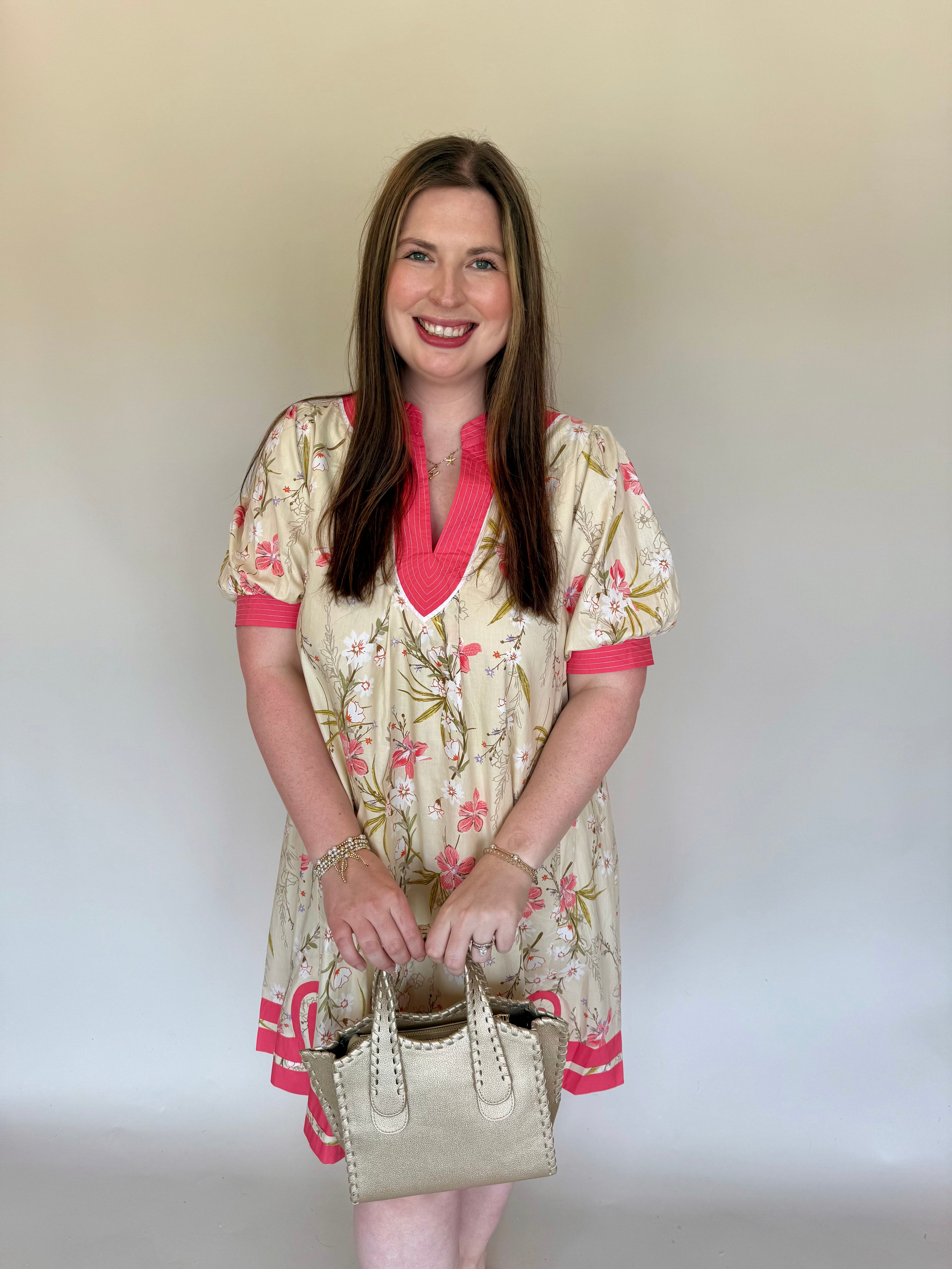 Coral Blossom Dress