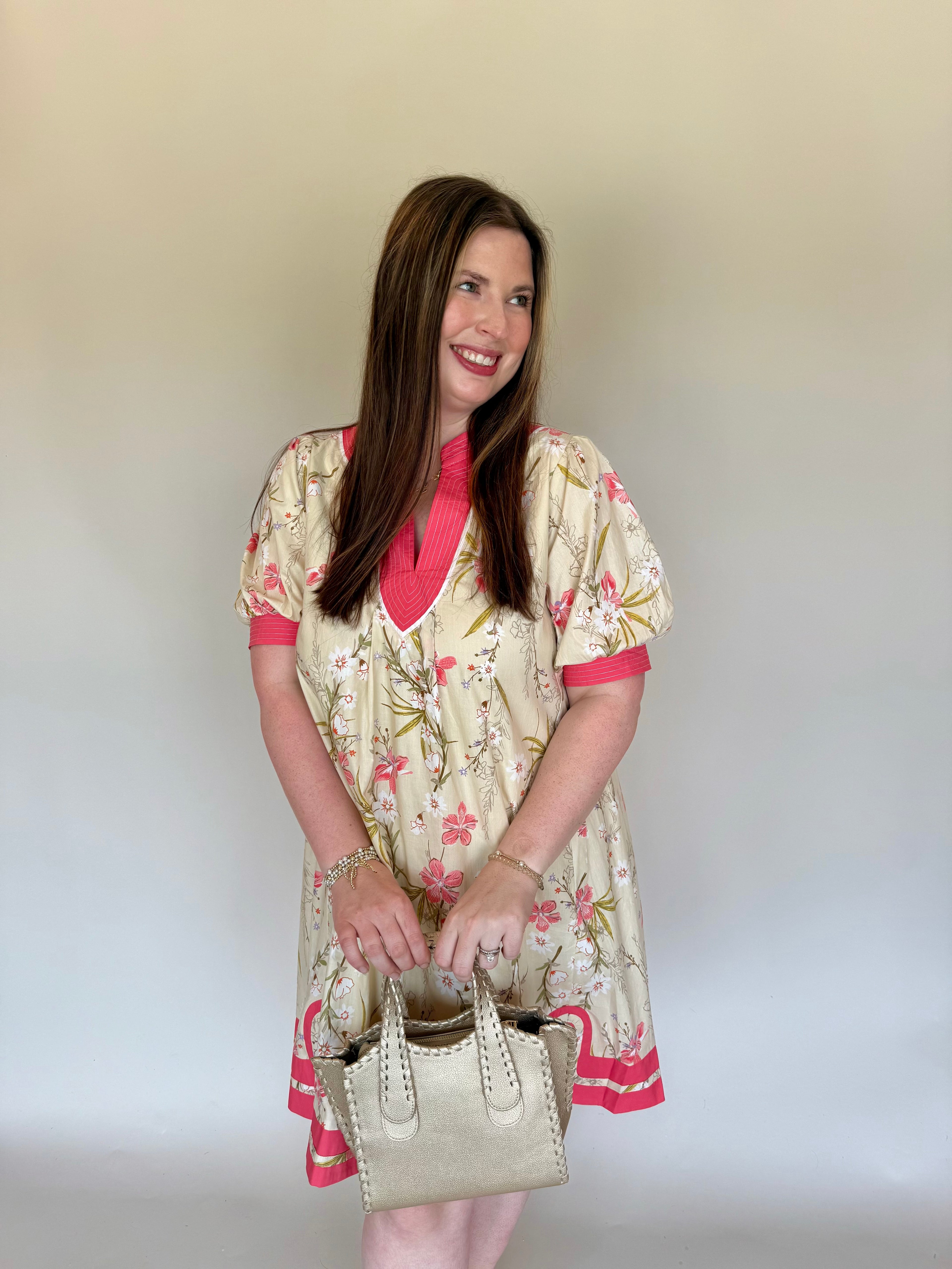 Coral Blossom Dress