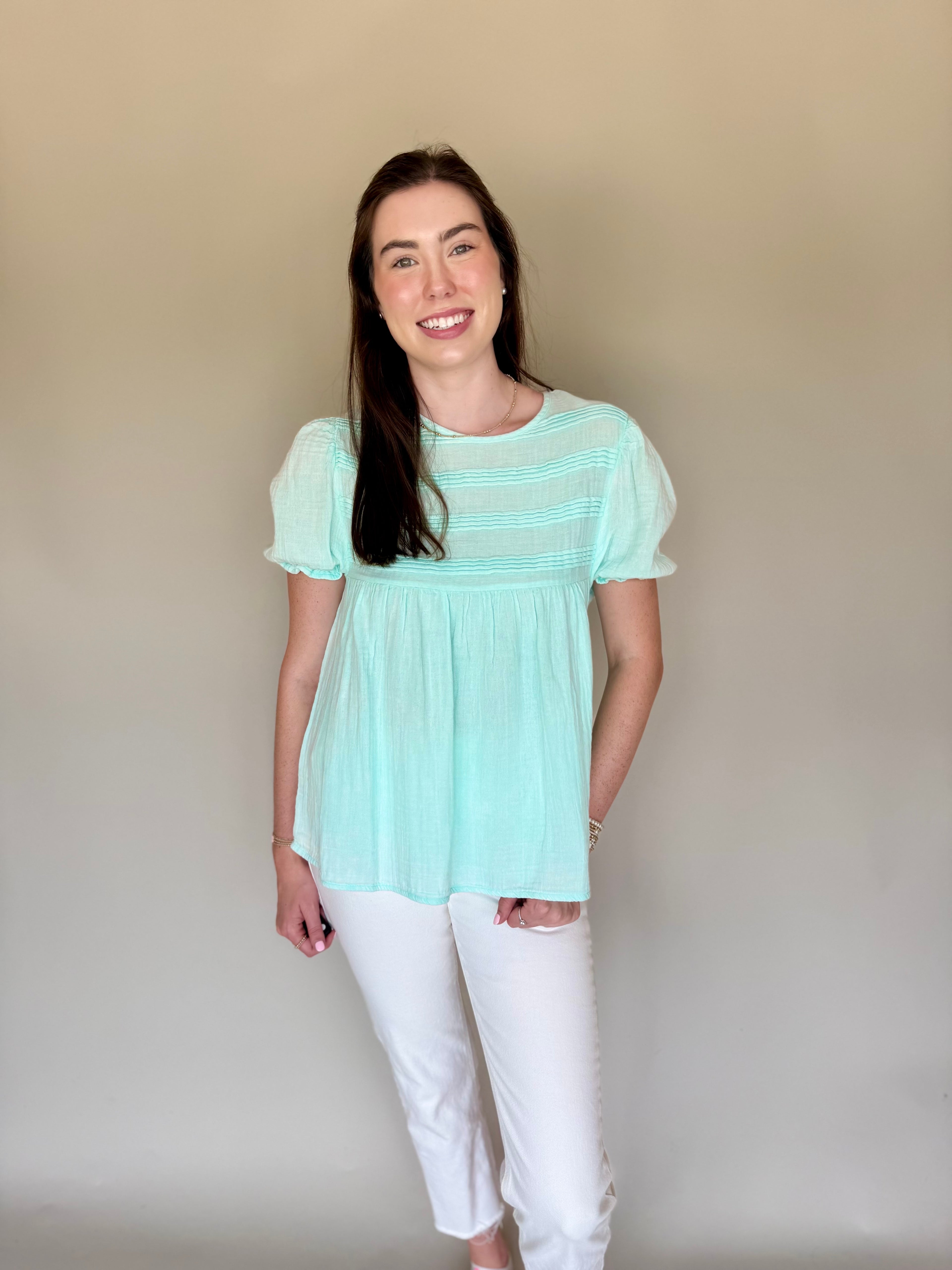 Daydream Top in Mint