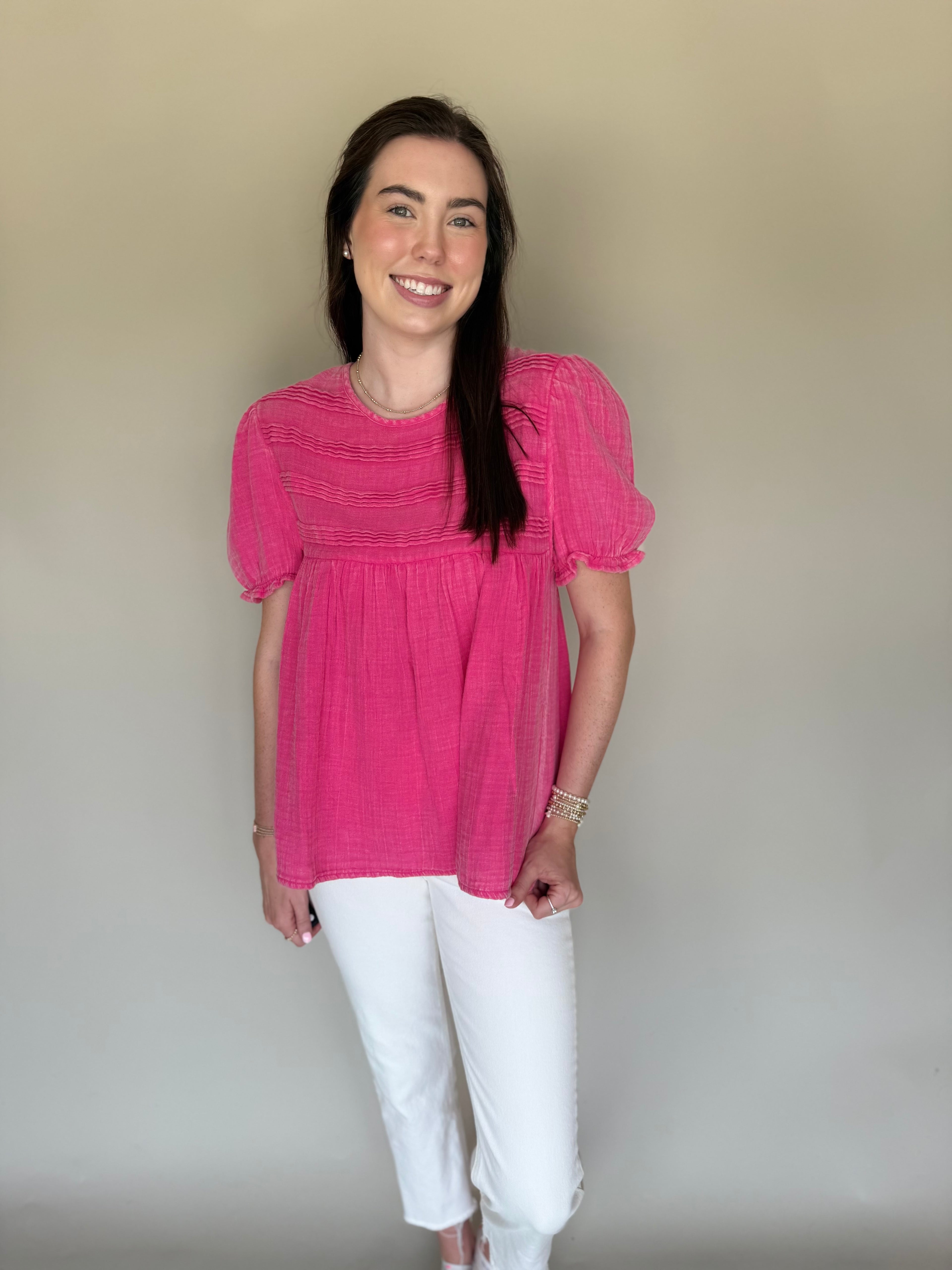Daydream Top in Pink