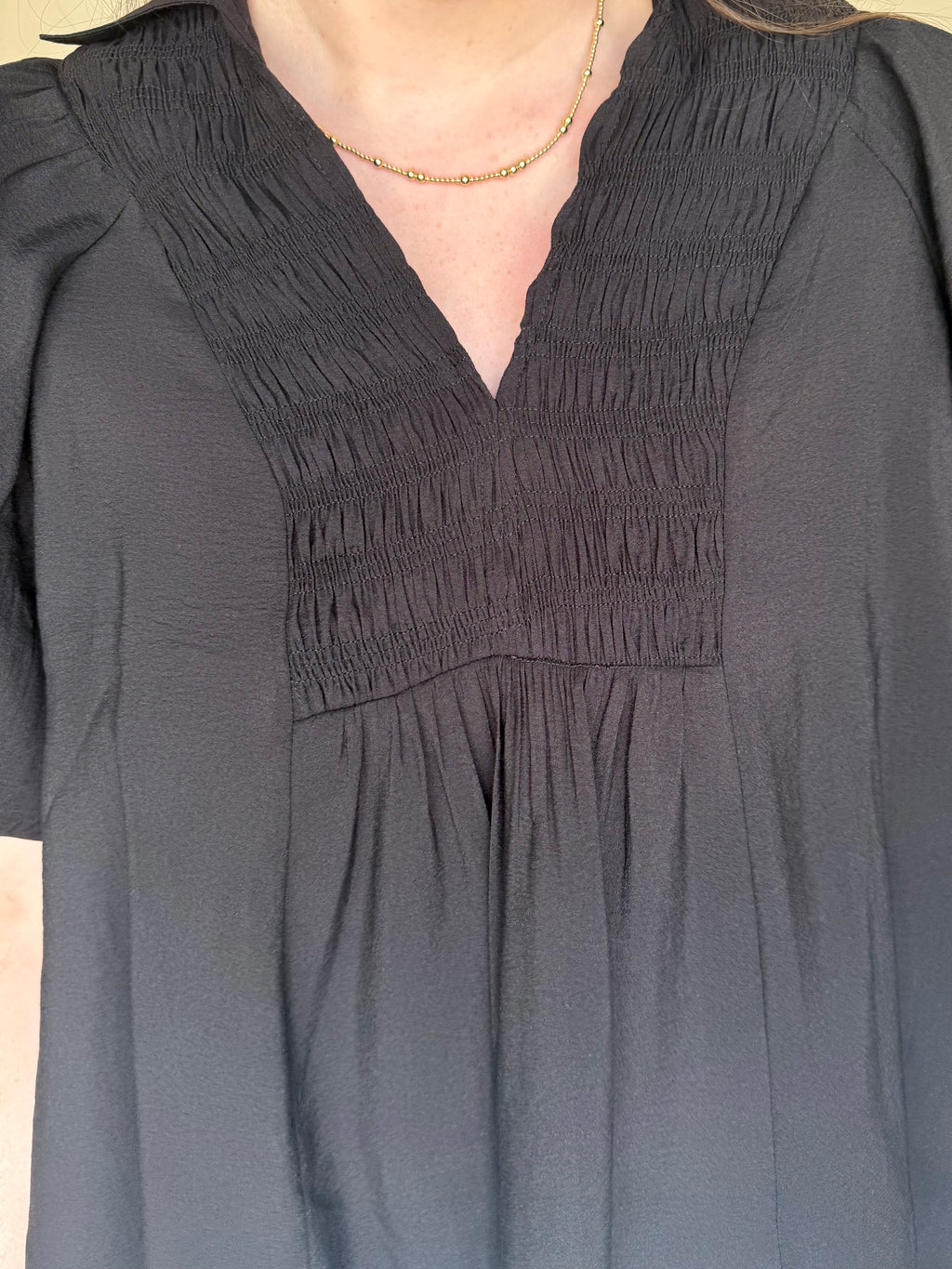 Black Puff Top