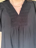 Black Puff Top