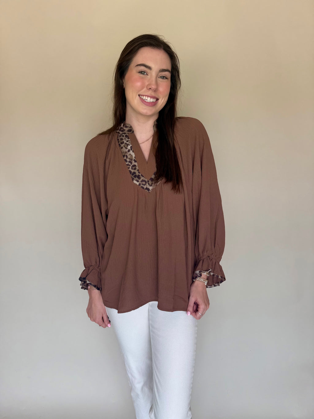 Leopard Luxe Blouse