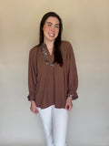Leopard Luxe Blouse
