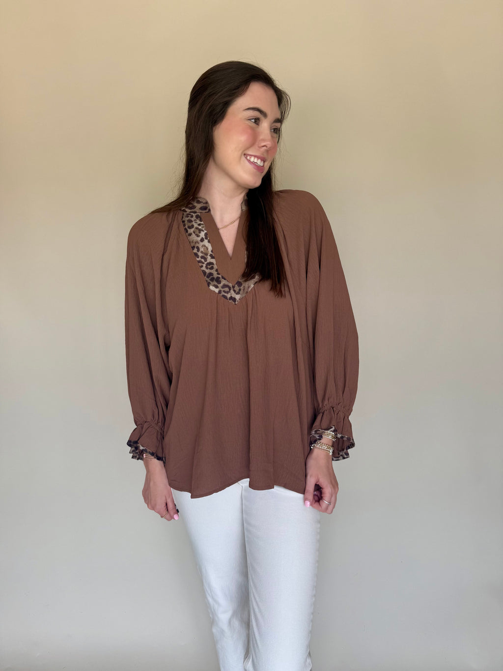 Leopard Luxe Blouse