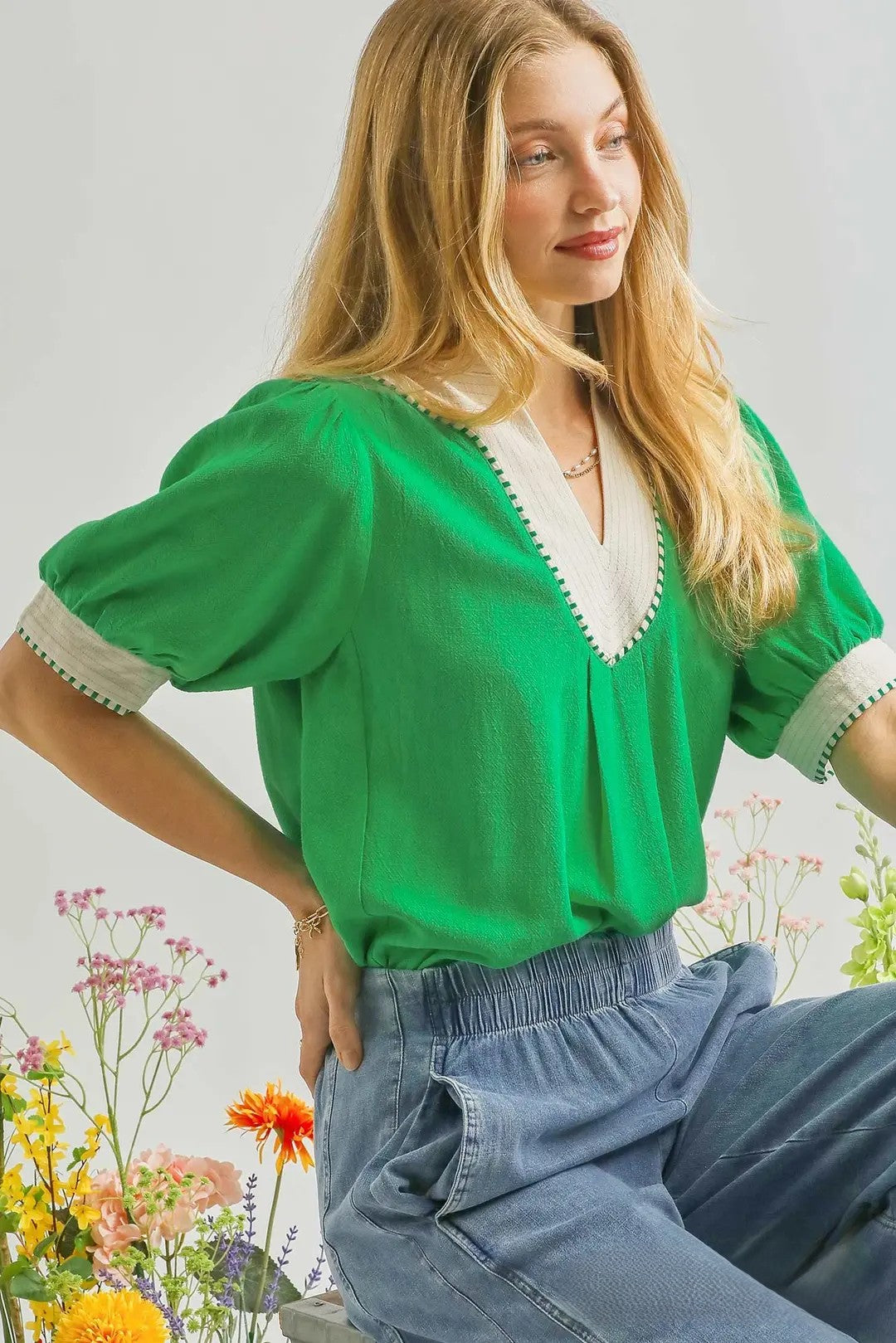 Emerald Grove Blouse