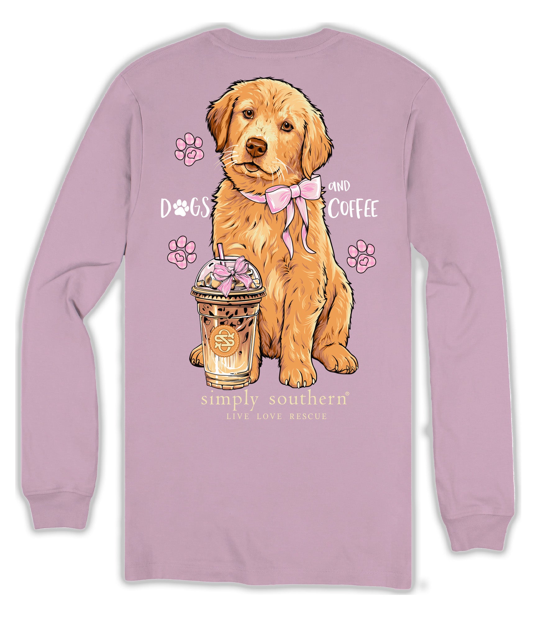 Dog Coffee Long Sleeve T-Shirt