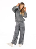 Mineral Wash Flare Pants