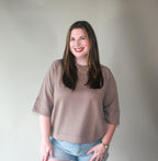 Scuba 3/4 Sleeve Top