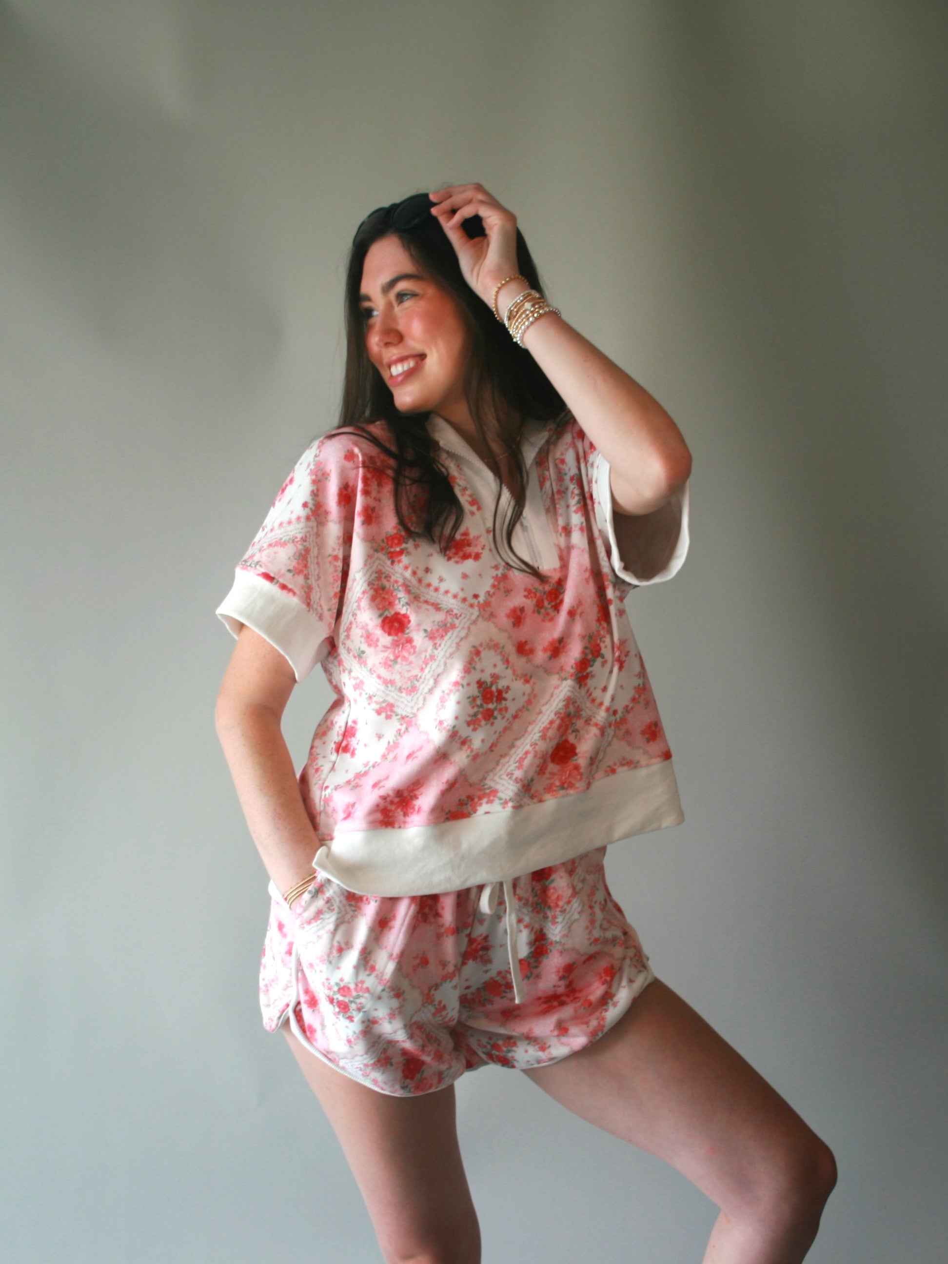 Pink Petals Two Piece Set