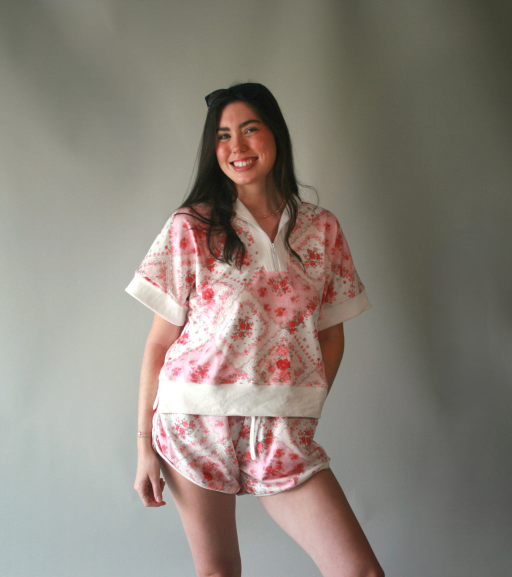 Pink Petals Two Piece Set