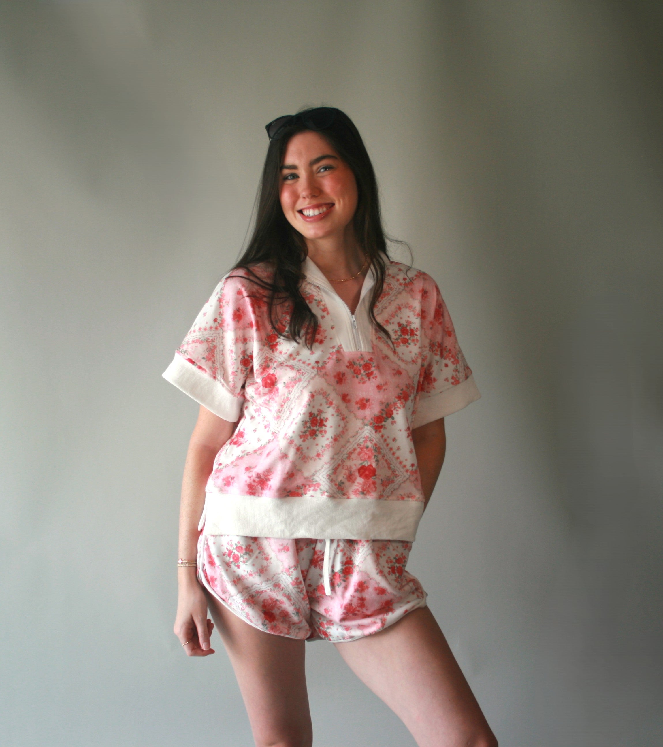 Pink Petals Two Piece Set