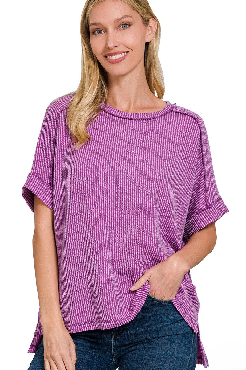 Ultra Comfy Ribbed Top