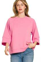 Scuba 3/4 Sleeve Top