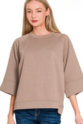 Scuba 3/4 Sleeve Top