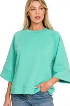 Scuba 3/4 Sleeve Top