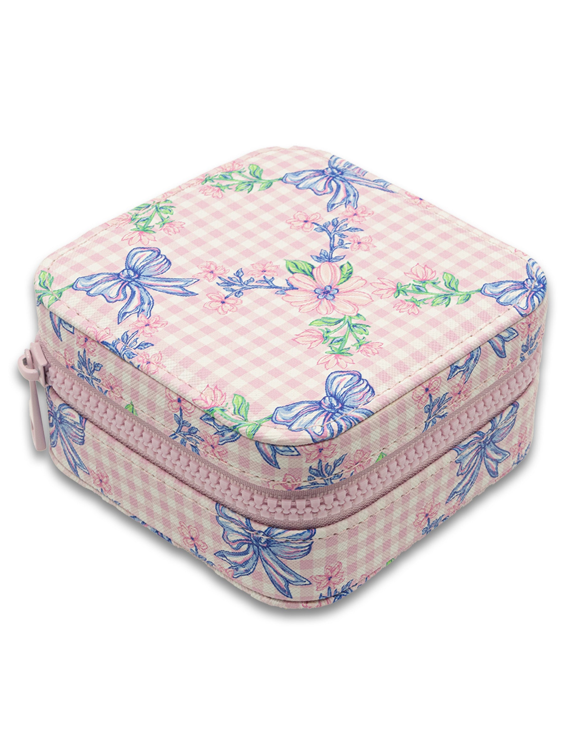 Gingham and Bows Jewelry Box