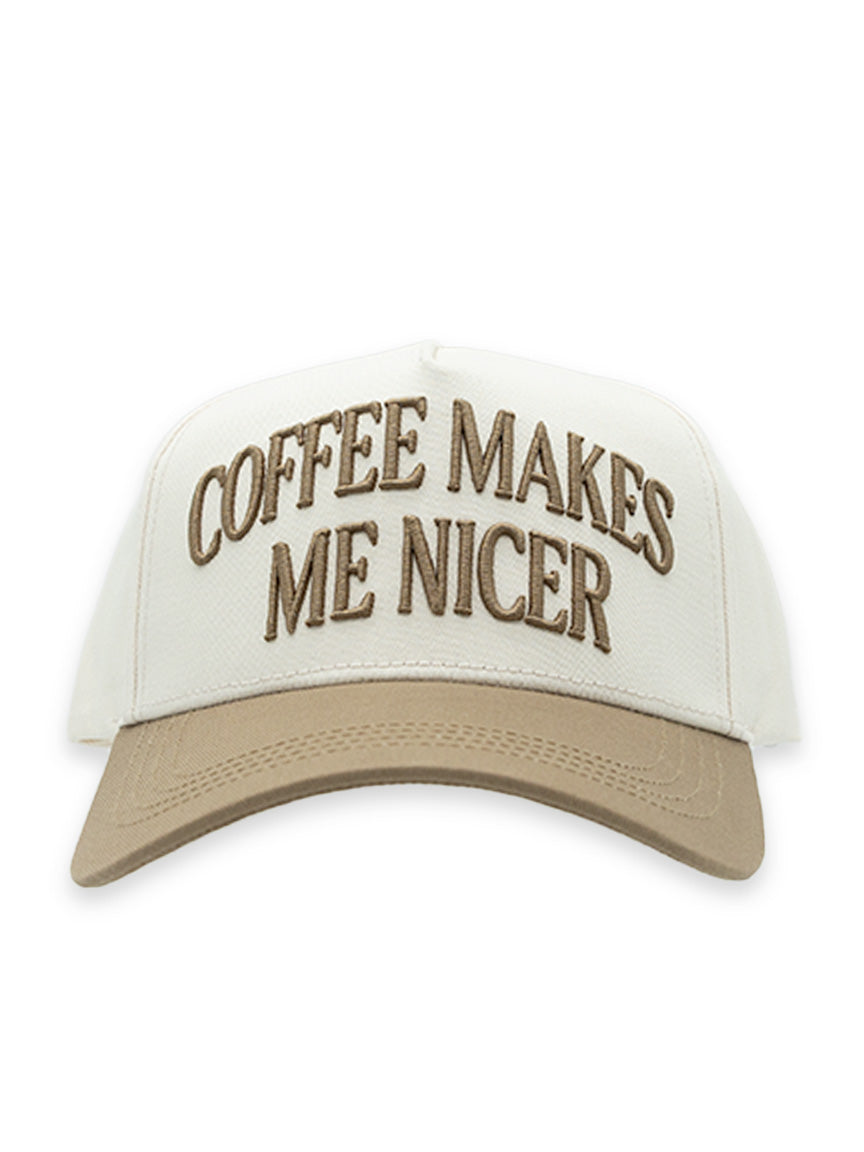 Coffee Makes Me Nicer hat