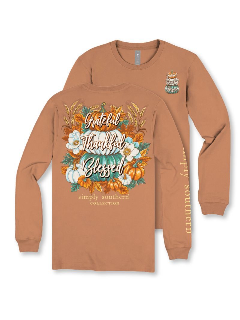 Grateful Thankful Blessed Tshirt