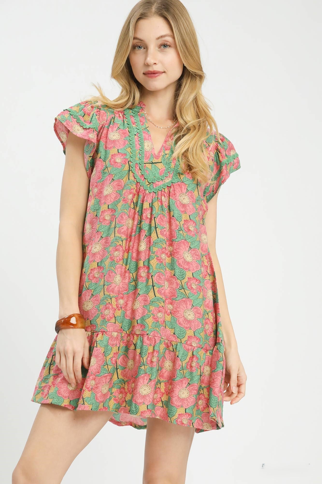 Blush Garden Mini Dress