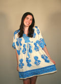 Scalloped Sky Lace Dress